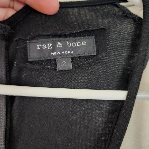 rag & bone lyocell/ silk combo sleeveless romper size 2 - Picture 6 of 7